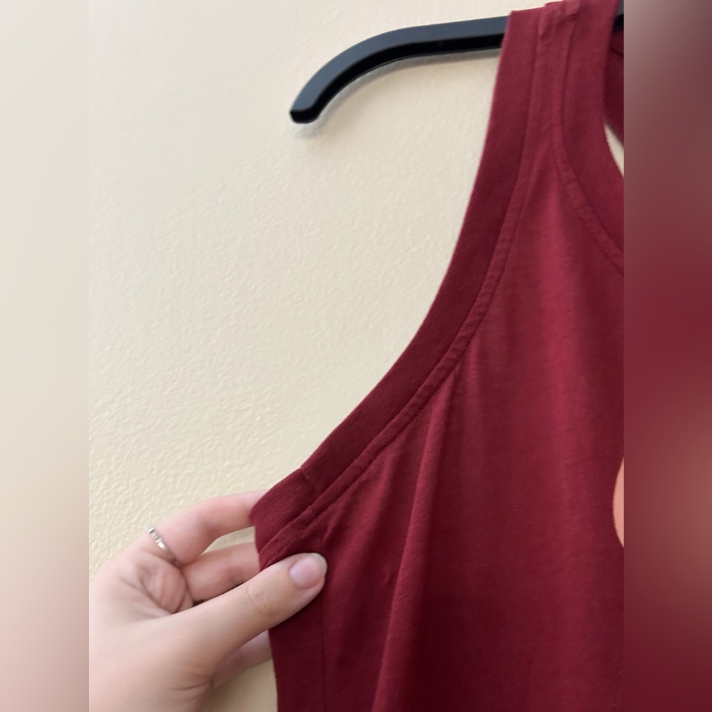 Nike Maroon Racerback Tank Top - Picture 5 of 5